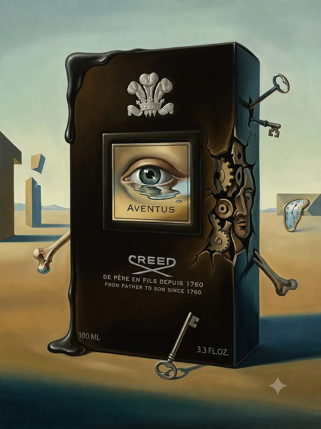 Creed Aventus fragrance bottle and packaging