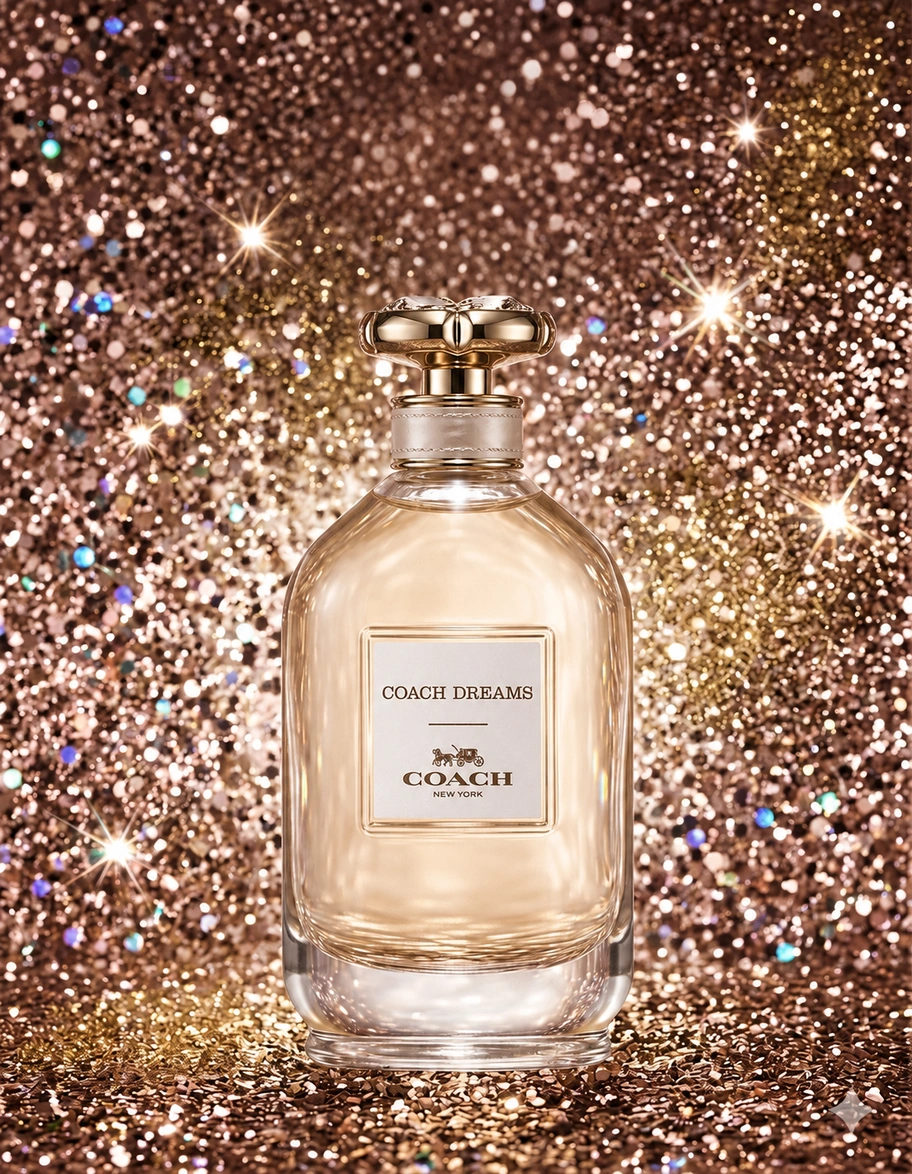 Coach Dreams fragrance bottle and packaging