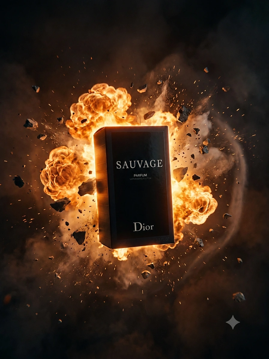 Dior Sauvage Parfum fragrance bottle and packaging